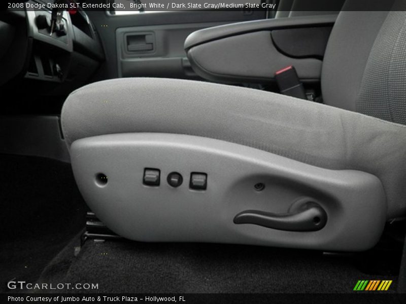 Bright White / Dark Slate Gray/Medium Slate Gray 2008 Dodge Dakota SLT Extended Cab