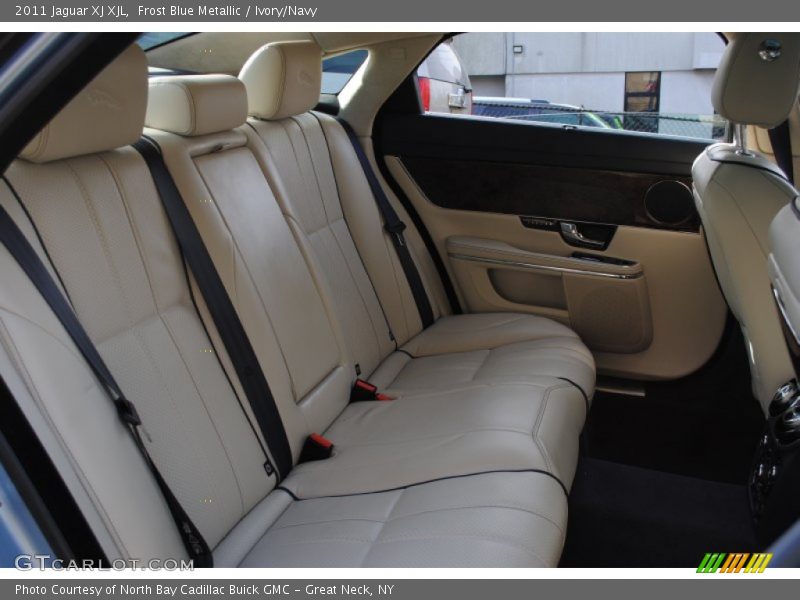 Frost Blue Metallic / Ivory/Navy 2011 Jaguar XJ XJL