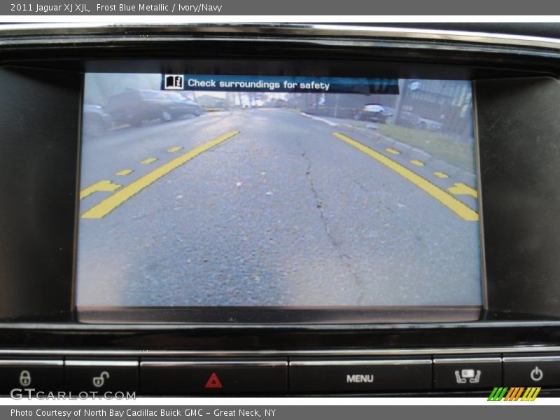 Frost Blue Metallic / Ivory/Navy 2011 Jaguar XJ XJL
