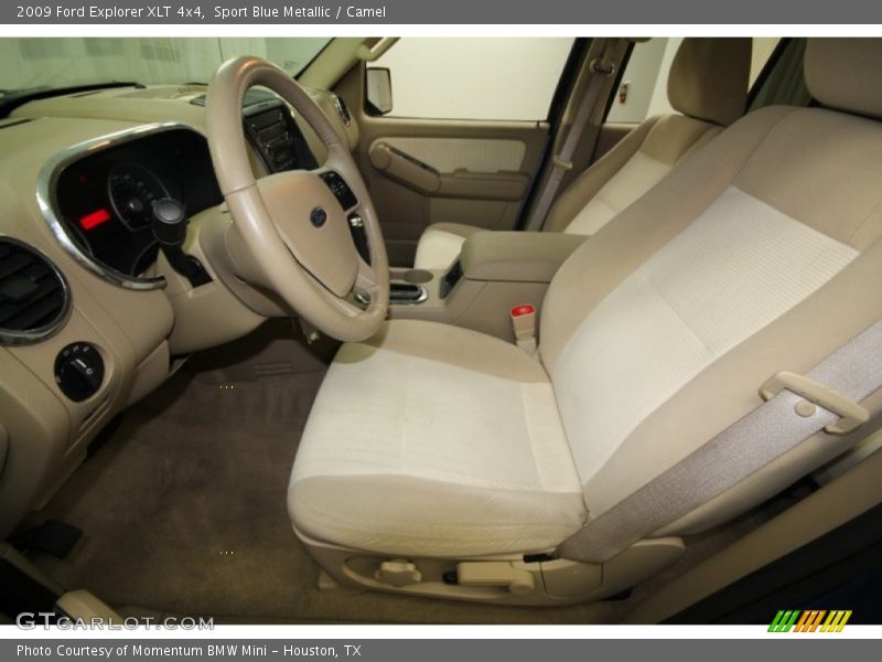 Sport Blue Metallic / Camel 2009 Ford Explorer XLT 4x4