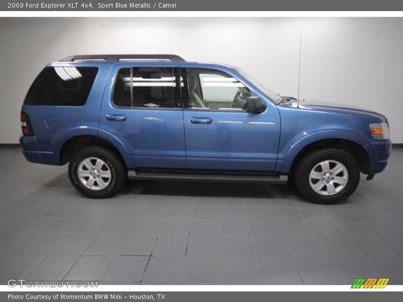 Sport Blue Metallic / Camel 2009 Ford Explorer XLT 4x4