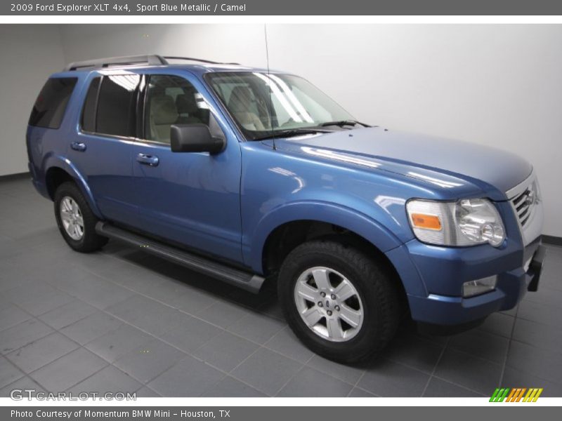 Sport Blue Metallic / Camel 2009 Ford Explorer XLT 4x4