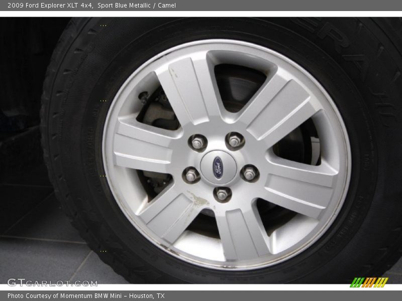 Sport Blue Metallic / Camel 2009 Ford Explorer XLT 4x4
