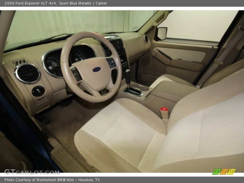 Sport Blue Metallic / Camel 2009 Ford Explorer XLT 4x4