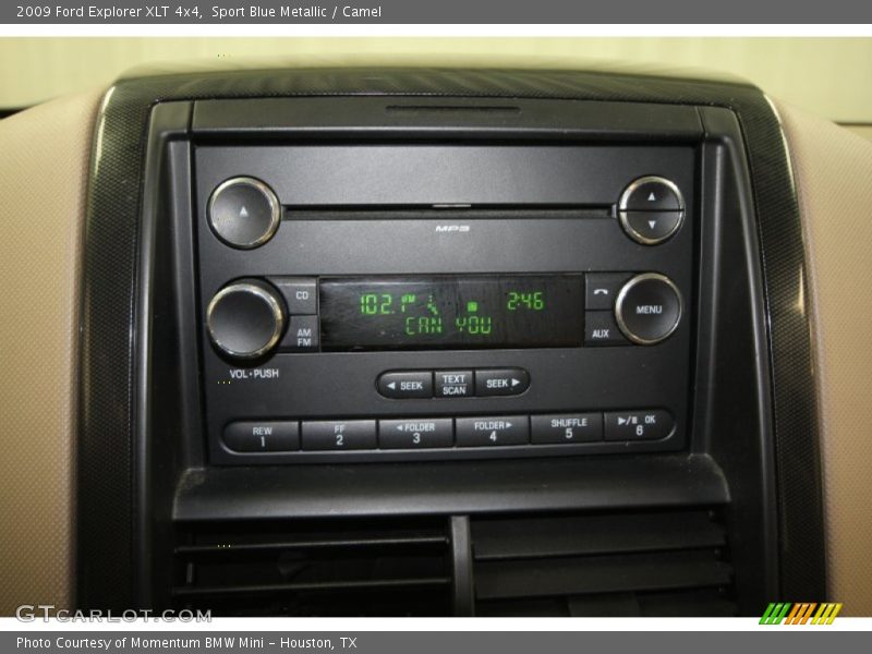 Sport Blue Metallic / Camel 2009 Ford Explorer XLT 4x4