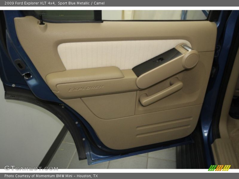 Sport Blue Metallic / Camel 2009 Ford Explorer XLT 4x4