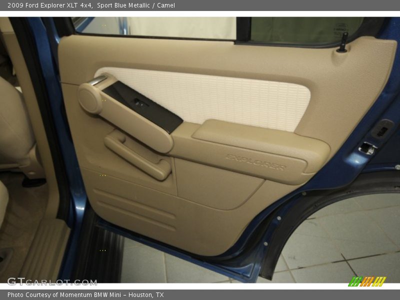 Sport Blue Metallic / Camel 2009 Ford Explorer XLT 4x4