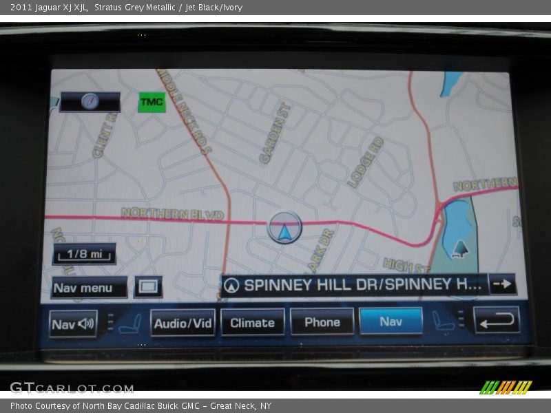 Stratus Grey Metallic / Jet Black/Ivory 2011 Jaguar XJ XJL