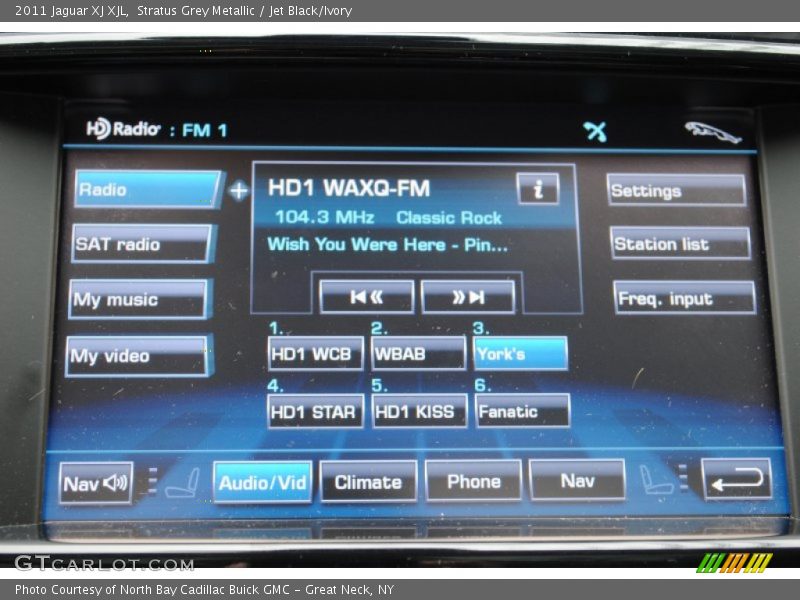 Stratus Grey Metallic / Jet Black/Ivory 2011 Jaguar XJ XJL