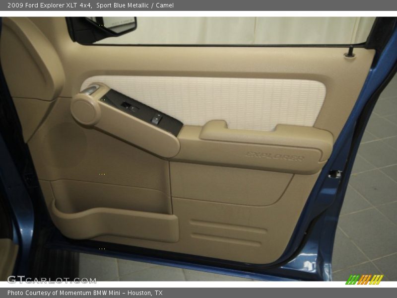 Sport Blue Metallic / Camel 2009 Ford Explorer XLT 4x4