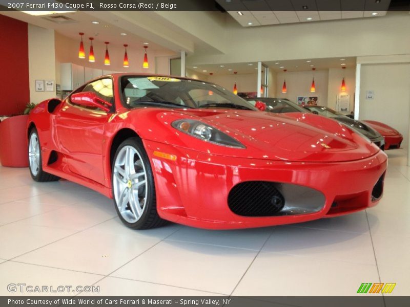 Front 3/4 View of 2007 F430 Coupe F1