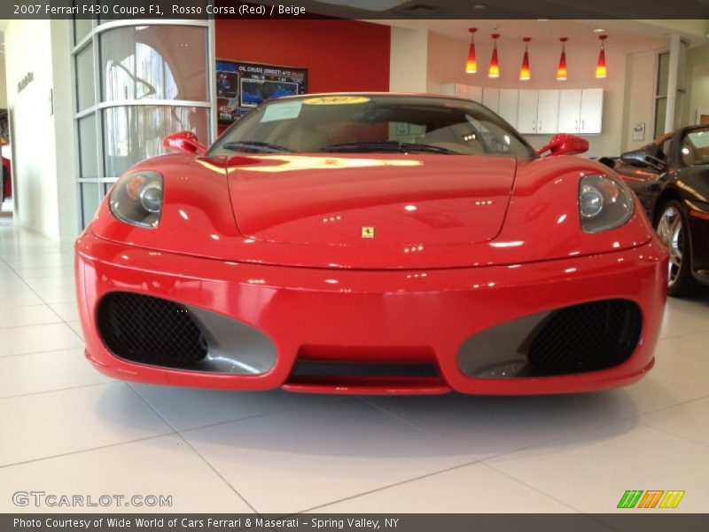 Rosso Corsa (Red) / Beige 2007 Ferrari F430 Coupe F1