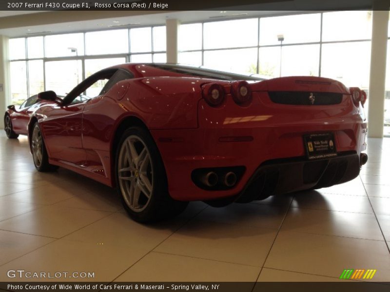 Rosso Corsa (Red) / Beige 2007 Ferrari F430 Coupe F1