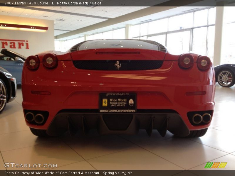 Rosso Corsa (Red) / Beige 2007 Ferrari F430 Coupe F1