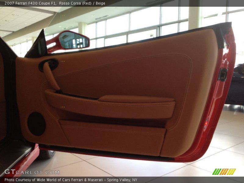 Rosso Corsa (Red) / Beige 2007 Ferrari F430 Coupe F1