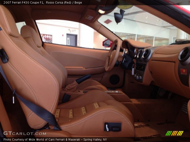 Rosso Corsa (Red) / Beige 2007 Ferrari F430 Coupe F1