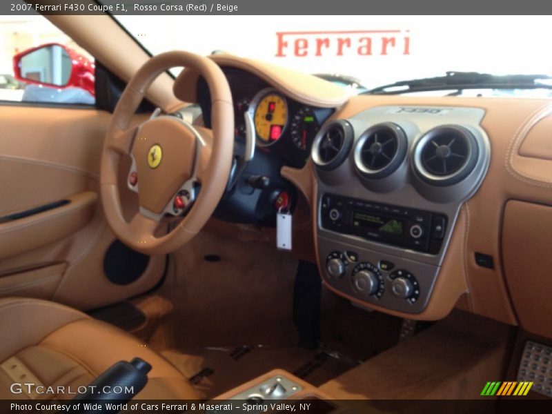 Rosso Corsa (Red) / Beige 2007 Ferrari F430 Coupe F1
