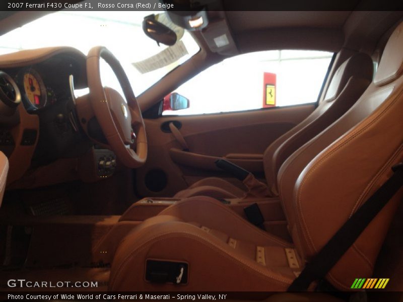 Rosso Corsa (Red) / Beige 2007 Ferrari F430 Coupe F1