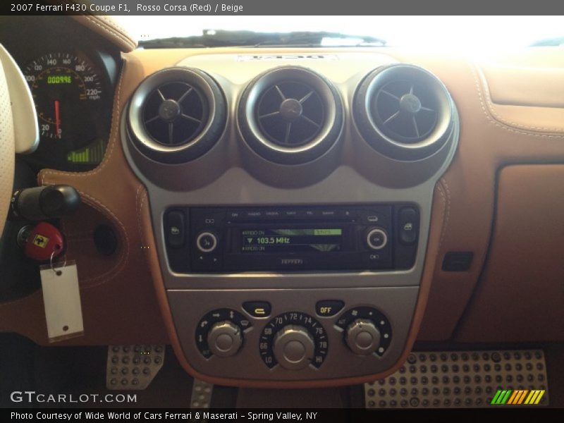 Rosso Corsa (Red) / Beige 2007 Ferrari F430 Coupe F1