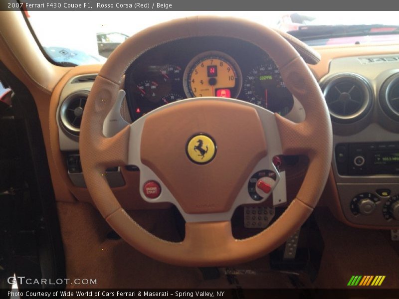 Rosso Corsa (Red) / Beige 2007 Ferrari F430 Coupe F1