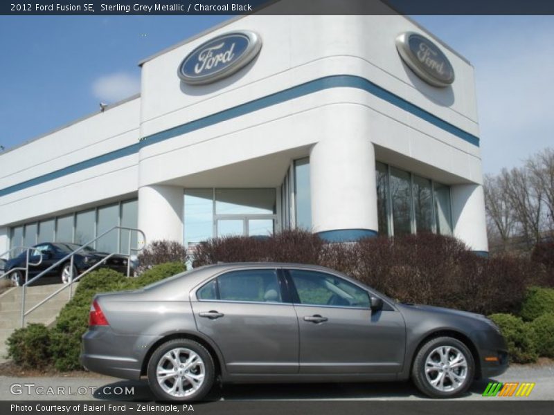 Sterling Grey Metallic / Charcoal Black 2012 Ford Fusion SE