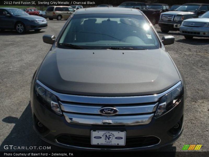 Sterling Grey Metallic / Charcoal Black 2012 Ford Fusion SE