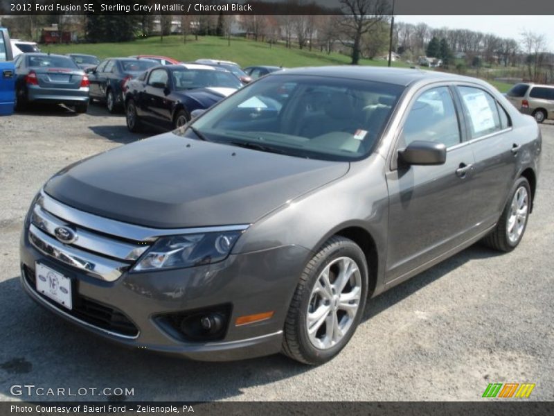 Sterling Grey Metallic / Charcoal Black 2012 Ford Fusion SE