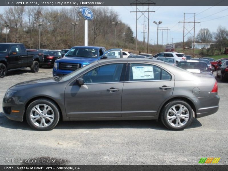 Sterling Grey Metallic / Charcoal Black 2012 Ford Fusion SE