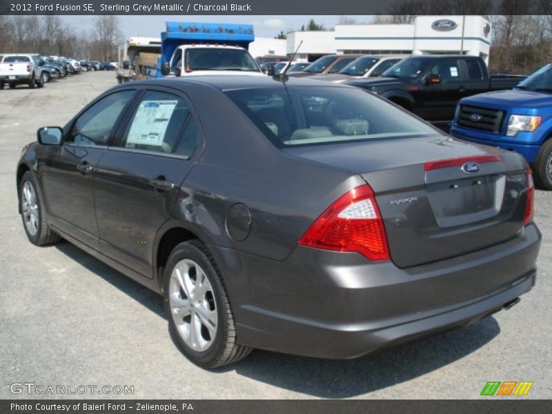 Sterling Grey Metallic / Charcoal Black 2012 Ford Fusion SE
