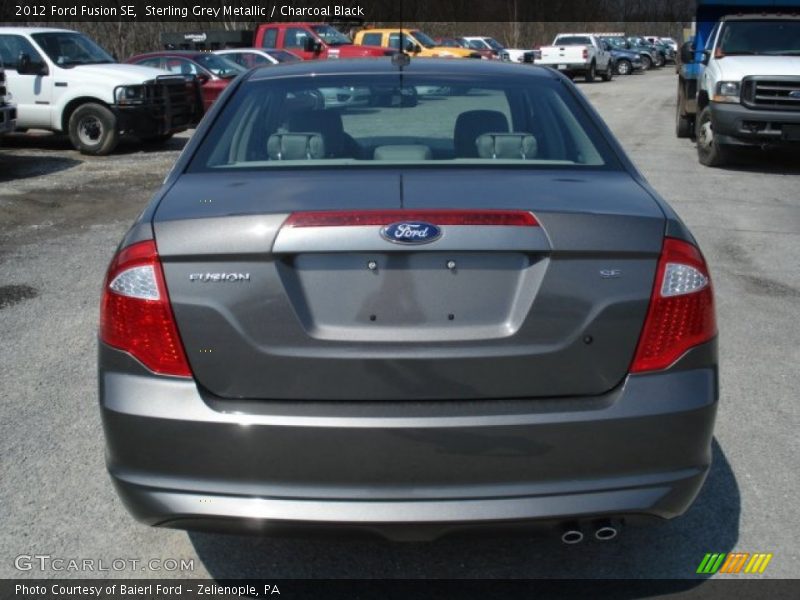 Sterling Grey Metallic / Charcoal Black 2012 Ford Fusion SE