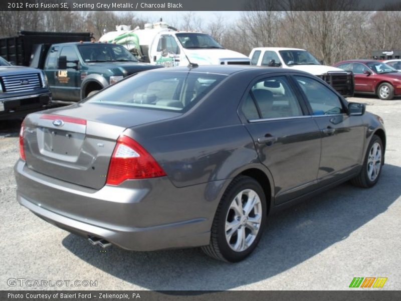 Sterling Grey Metallic / Charcoal Black 2012 Ford Fusion SE