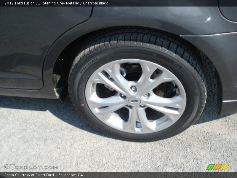 Sterling Grey Metallic / Charcoal Black 2012 Ford Fusion SE