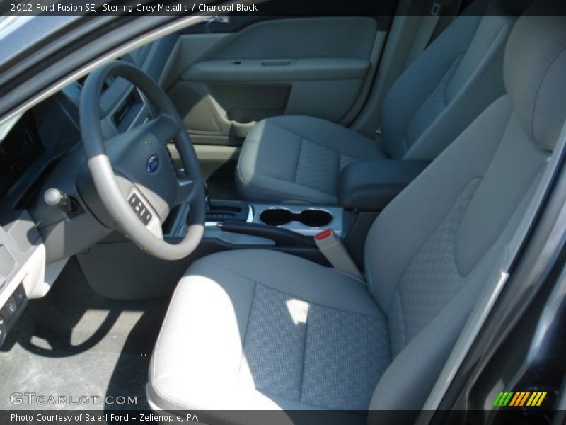 Sterling Grey Metallic / Charcoal Black 2012 Ford Fusion SE