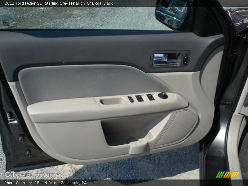 Sterling Grey Metallic / Charcoal Black 2012 Ford Fusion SE