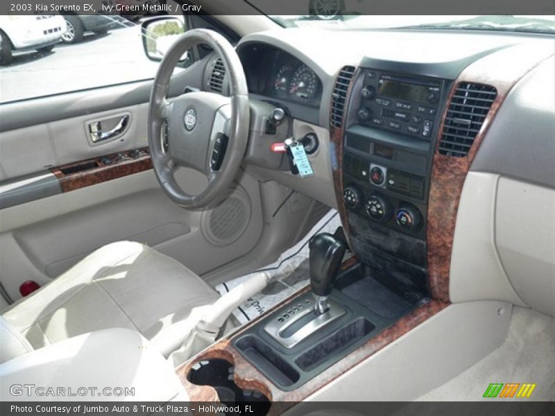 Ivy Green Metallic / Gray 2003 Kia Sorento EX