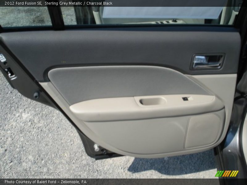Sterling Grey Metallic / Charcoal Black 2012 Ford Fusion SE