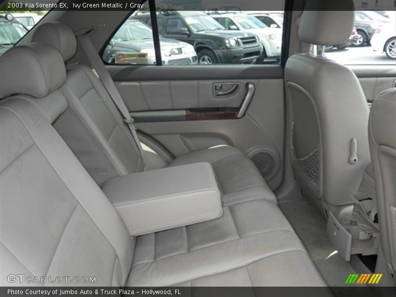 Ivy Green Metallic / Gray 2003 Kia Sorento EX
