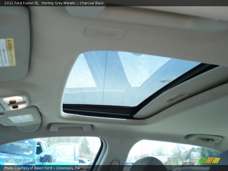 Sterling Grey Metallic / Charcoal Black 2012 Ford Fusion SE