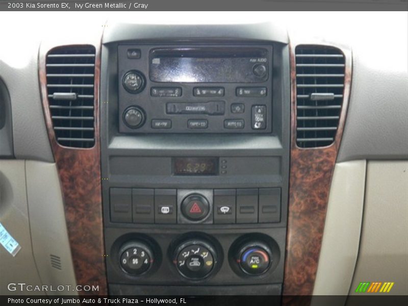Ivy Green Metallic / Gray 2003 Kia Sorento EX