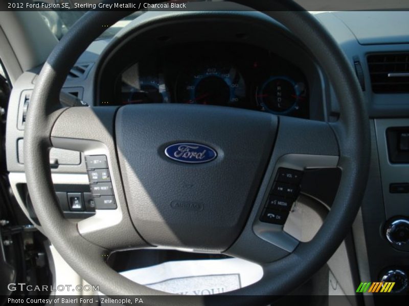 Sterling Grey Metallic / Charcoal Black 2012 Ford Fusion SE