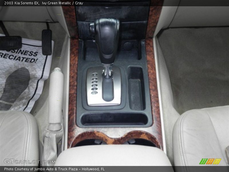 Ivy Green Metallic / Gray 2003 Kia Sorento EX