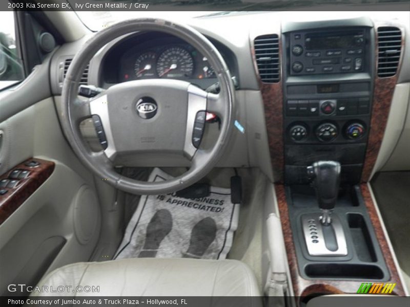 Ivy Green Metallic / Gray 2003 Kia Sorento EX