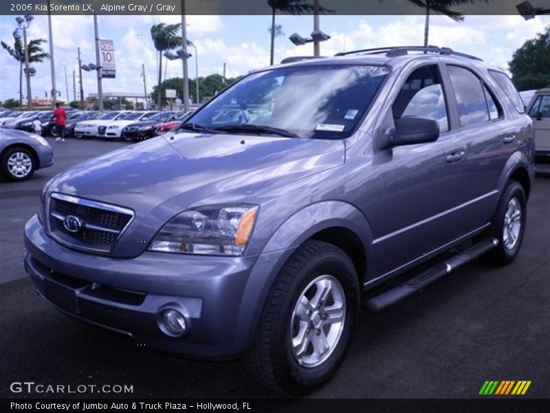 Alpine Gray / Gray 2006 Kia Sorento LX