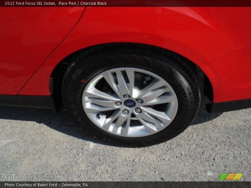 Race Red / Charcoal Black 2012 Ford Focus SEL Sedan