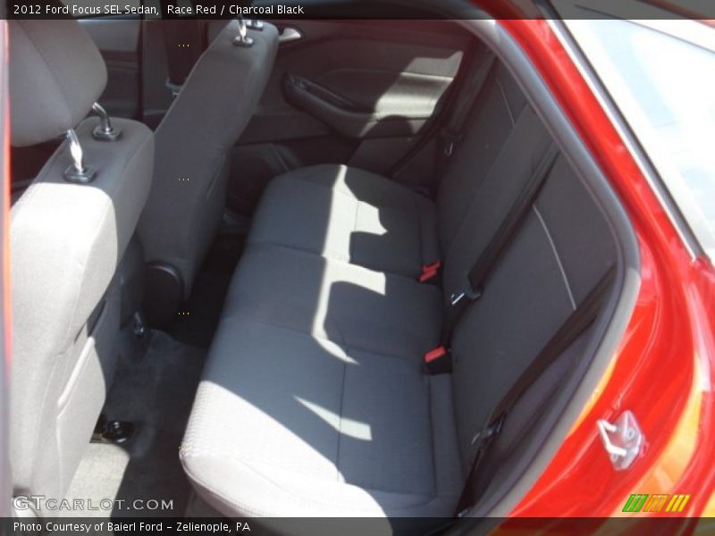 Race Red / Charcoal Black 2012 Ford Focus SEL Sedan