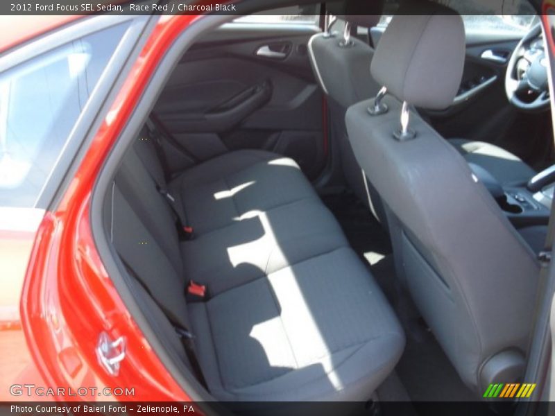 Race Red / Charcoal Black 2012 Ford Focus SEL Sedan