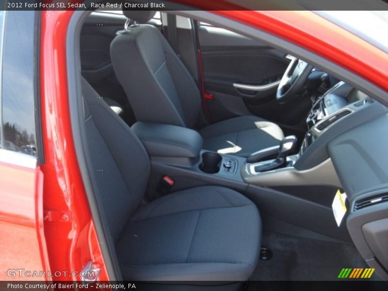 Race Red / Charcoal Black 2012 Ford Focus SEL Sedan
