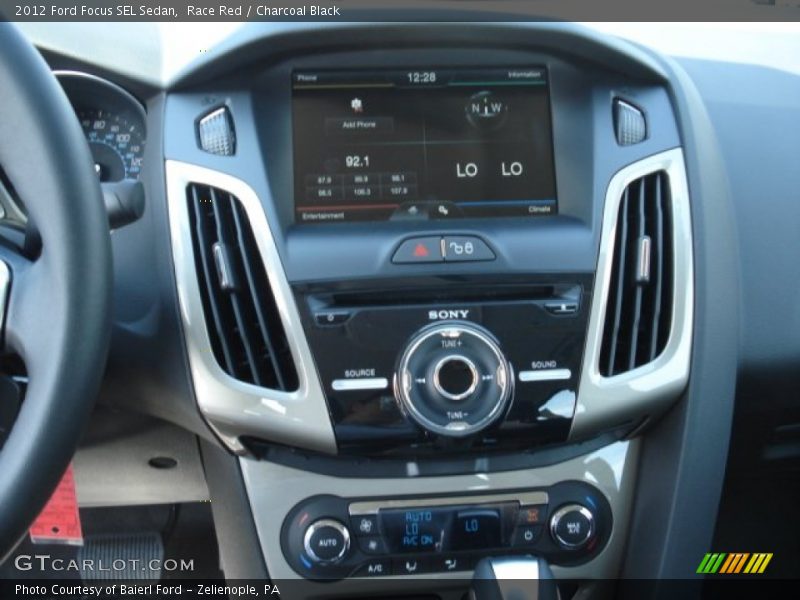 Race Red / Charcoal Black 2012 Ford Focus SEL Sedan