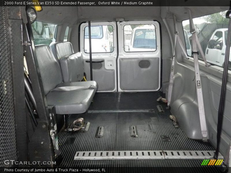 Oxford White / Medium Graphite 2000 Ford E Series Van E350 SD Extended Passenger