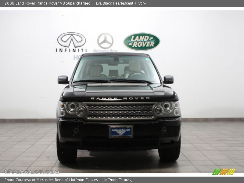 Java Black Pearlescent / Ivory 2008 Land Rover Range Rover V8 Supercharged